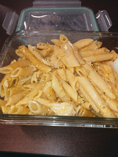 A picture of Chicken Cheddar Broccoli Penne.