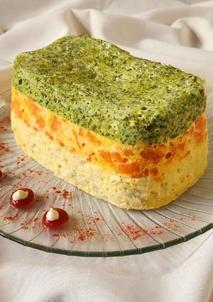 Una foto de 🥦🥕🧅 Terrina de brócoli, zanahoria y coliflor al microondas 🧅🥕🥦