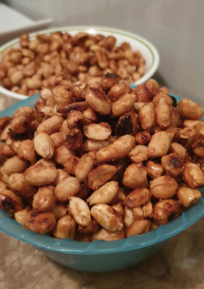 Una foto de Cacahuates asados con miel