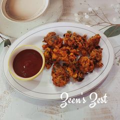 A picture of Omelette Pakoras.