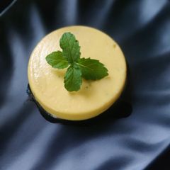Mango Mint Bhapa Doi A picture of Mango Mint Bhapa Doi.