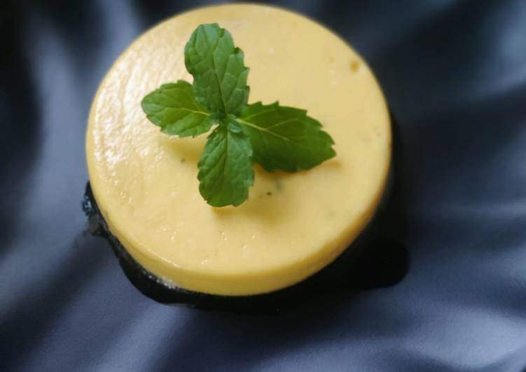 Easiest Way to Make Speedy Mango Mint Bhapa Doi