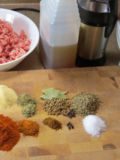 A picture of Mexican style chorizo.