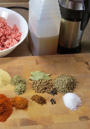 A picture of Mexican style chorizo.