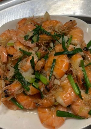 Hình của món Tôm bơ tỏi.