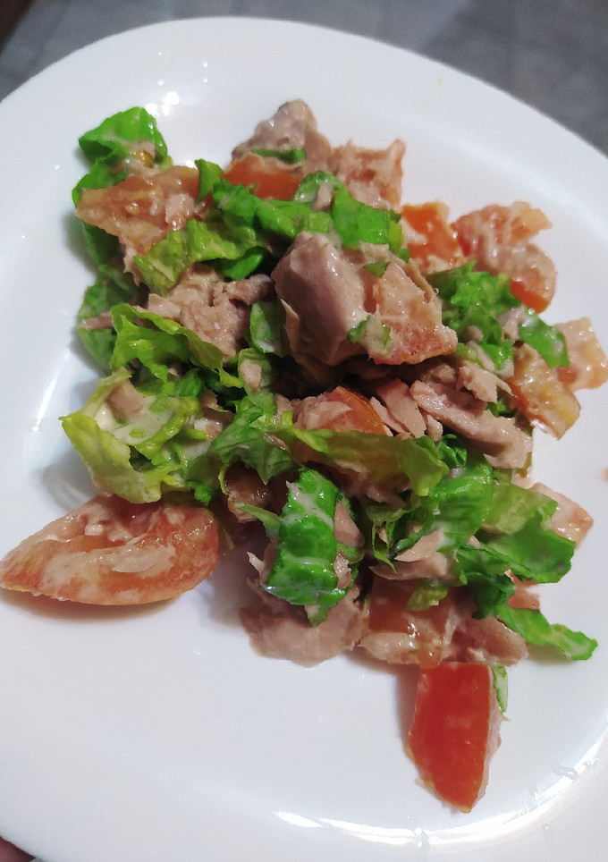 Una foto de Ensalada fresca, rápida y riquísima!!!