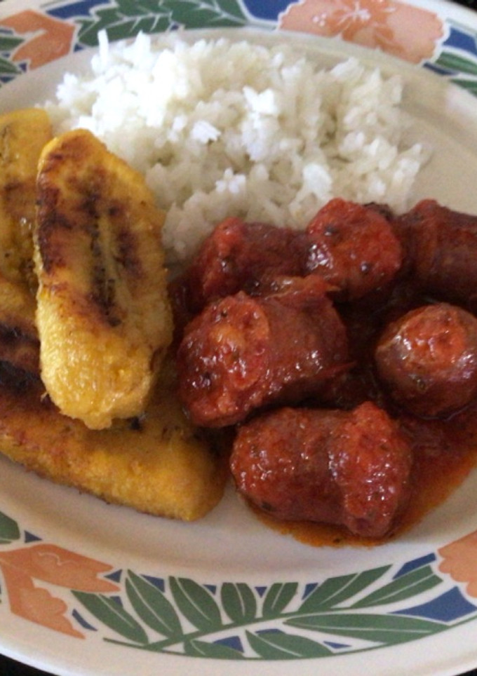Una foto de Salchichas guisadas