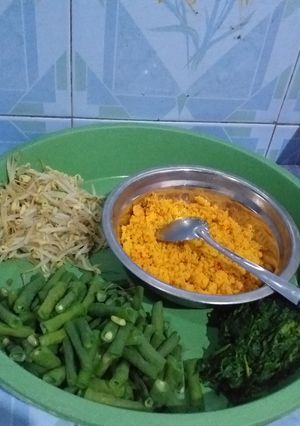 Foto resep Menu Keluarga [Sambal Urap dan Sayur Mayur]