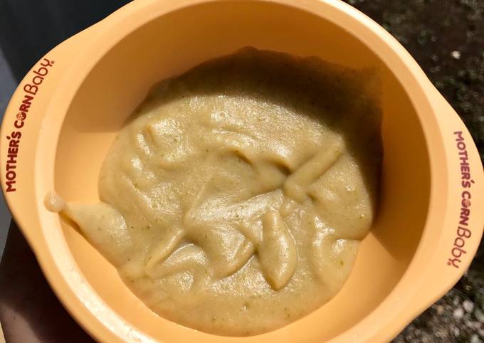 Mpasi 6 bulan salmon,kentang,buncis