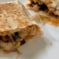 A picture of Tex-Mex Chicken Burritos.