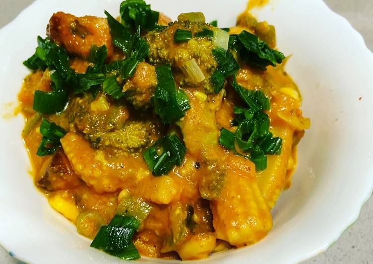 Easiest Way to Prepare Super Quick Homemade Vegetable jalfrezi