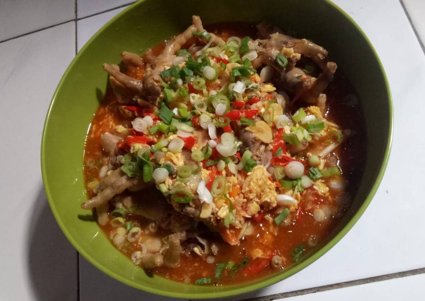 Ceker Saos Padang