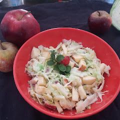 Apple and cabbage salad A picture of Apple and cabbage salad.