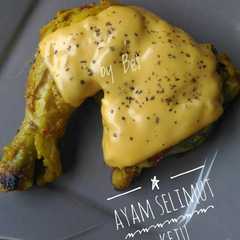 A picture of Ayam Selimut Keju KETO.