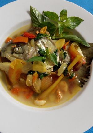 Foto resep Sup Kepala Salmon