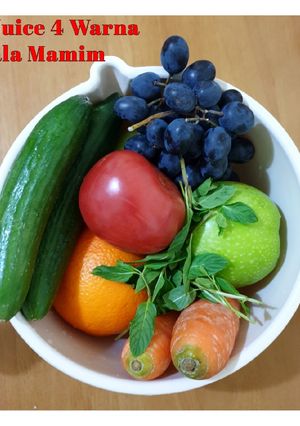 Foto resep Juice 4 warna