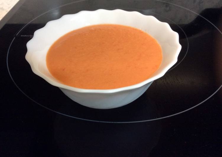 Gazpacho andaluz suave para Monsieur Cuisine
