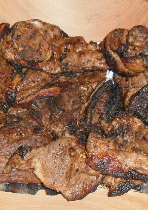 A picture of Braai Lamb chops.