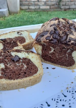 Una foto de 🍫Budín marmolado🍫