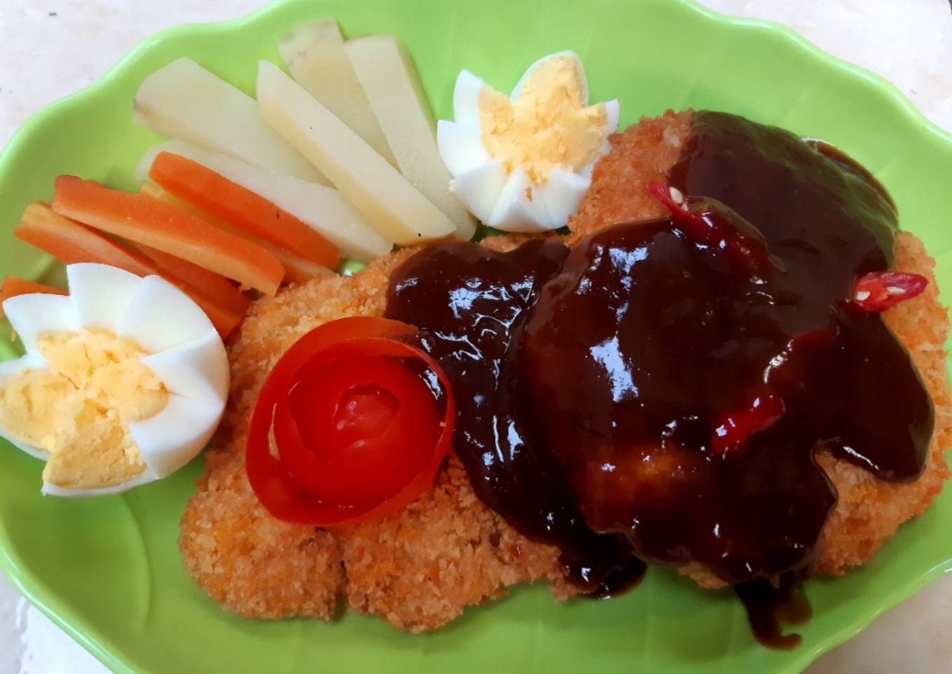 Steak tahu enak