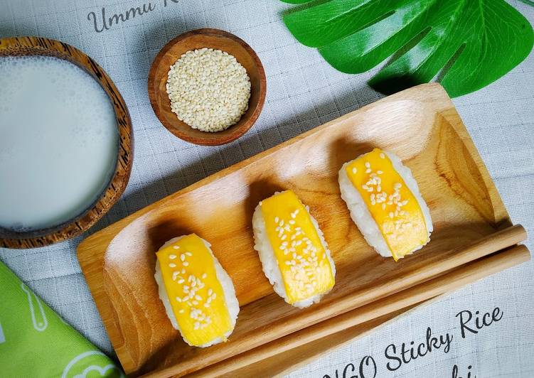 Bagaimana mengolah Mango Sticky Rice A la Sushi Anti Gagal