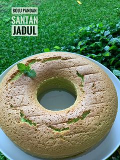 Foto resep Bolu Pandan Santan Jadul (4 telur)
