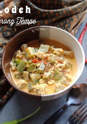 Foto resep Lodeh terong tempe