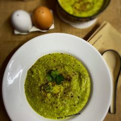 A picture of Cream of Broccoli Soup.