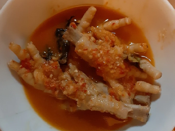 Cara Gampang Menyiapkan Resep Ceker kuah mercon yang Enak Banget Anti Ribet, Bikin Ngiler