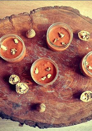 Une photo de Mousse au chocolat aux éclats de noix