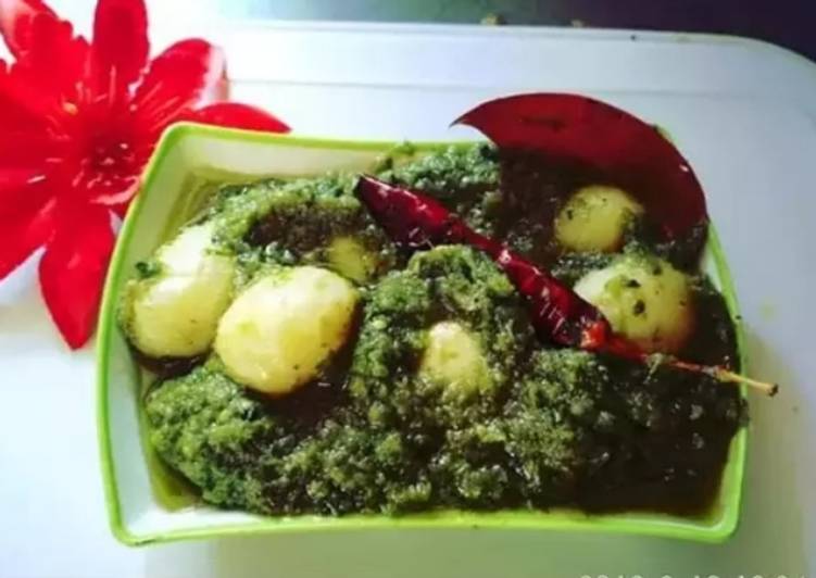 Recipe of Homemade Green baby potatoes