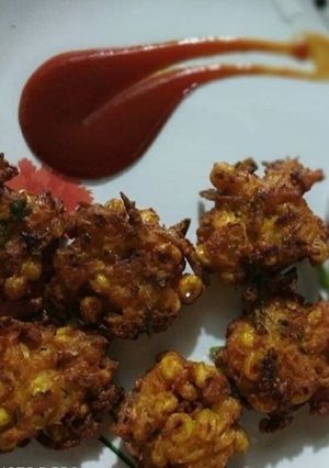 A picture of Sweet Corn pakoda.
