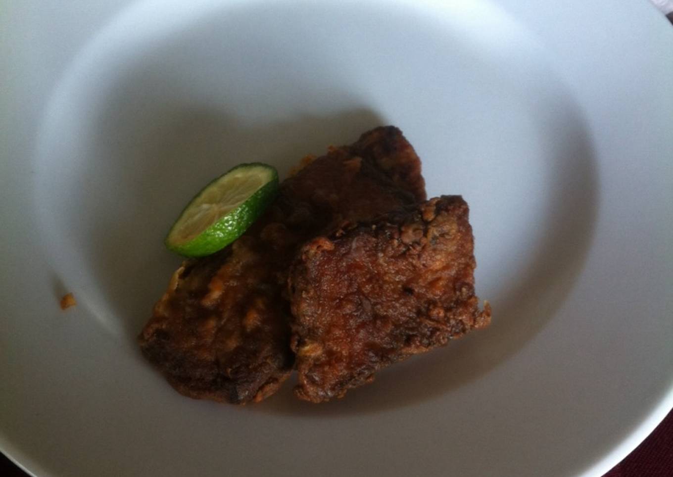 Deep fried fish