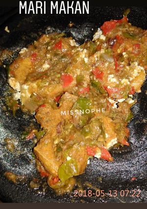 Foto resep Penyet tahu super joss #BikinRamadanBerkesan