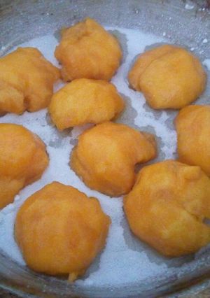 Una foto de Clafoutis de durazno