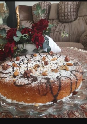 عکسی از دستور 🎂کیک یک تخم مرغی قابلمه ای🎂