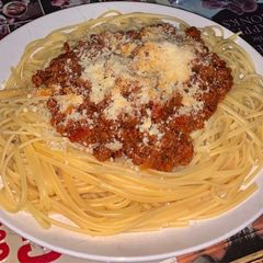 A picture of MC’s Special Bolognese Sauce.