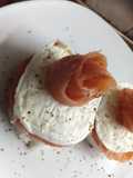 Torretta di mozzarella di bufala e salmone