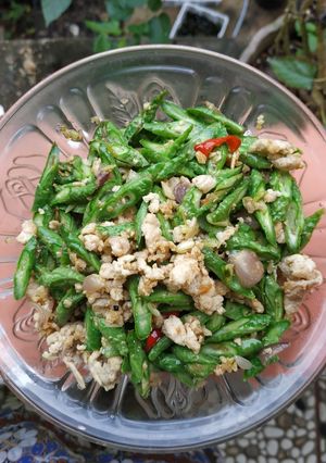 Foto resep Tumis kacang panjang