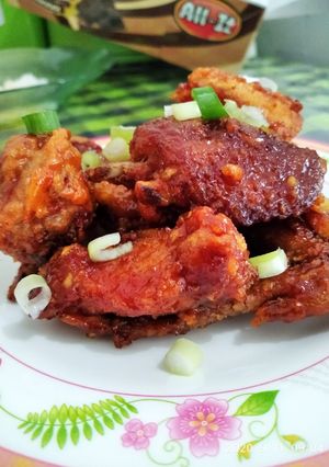 Foto resep Easy Dakgangjeong (Korean Spicy Fried Chicken)