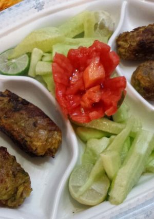 A picture of Lokhi ke kabab.