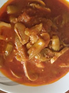 عکسی از دستور خورشت بامیه😋