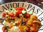 A picture of vegan moussaka