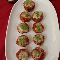 A picture of Leftover Stuffed Mushrooms.