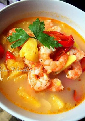 Foto resep Udang Nanas