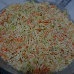 A picture of Coleslaw salad.