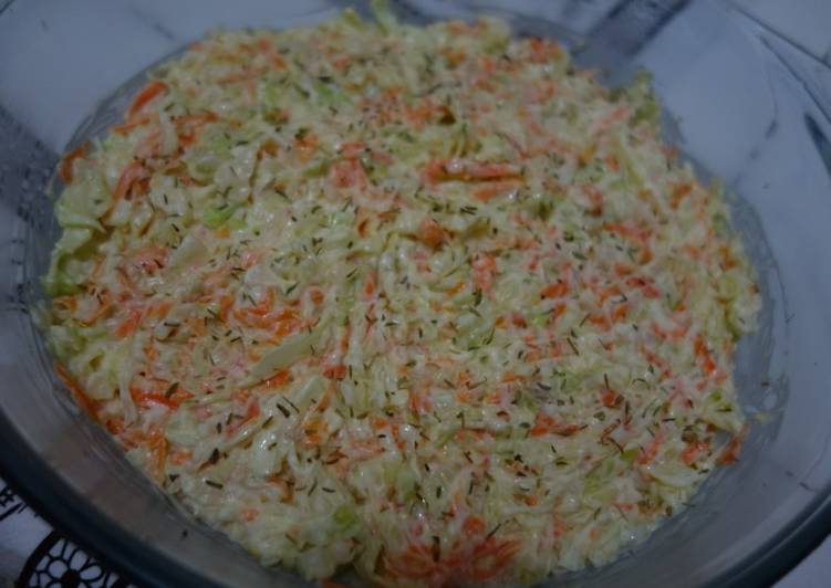 How to Make Delicious Coleslaw salad