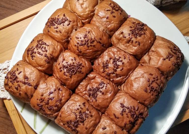 Double Choco Bread (Roti Sobek/Roti Kasur)