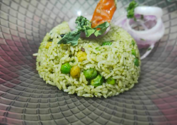 Easiest Way to Prepare Super Quick Homemade Methi matar pulao