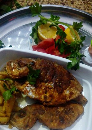 صورة لوصفة 🐡🐬سمك بلطي مقلي🍴